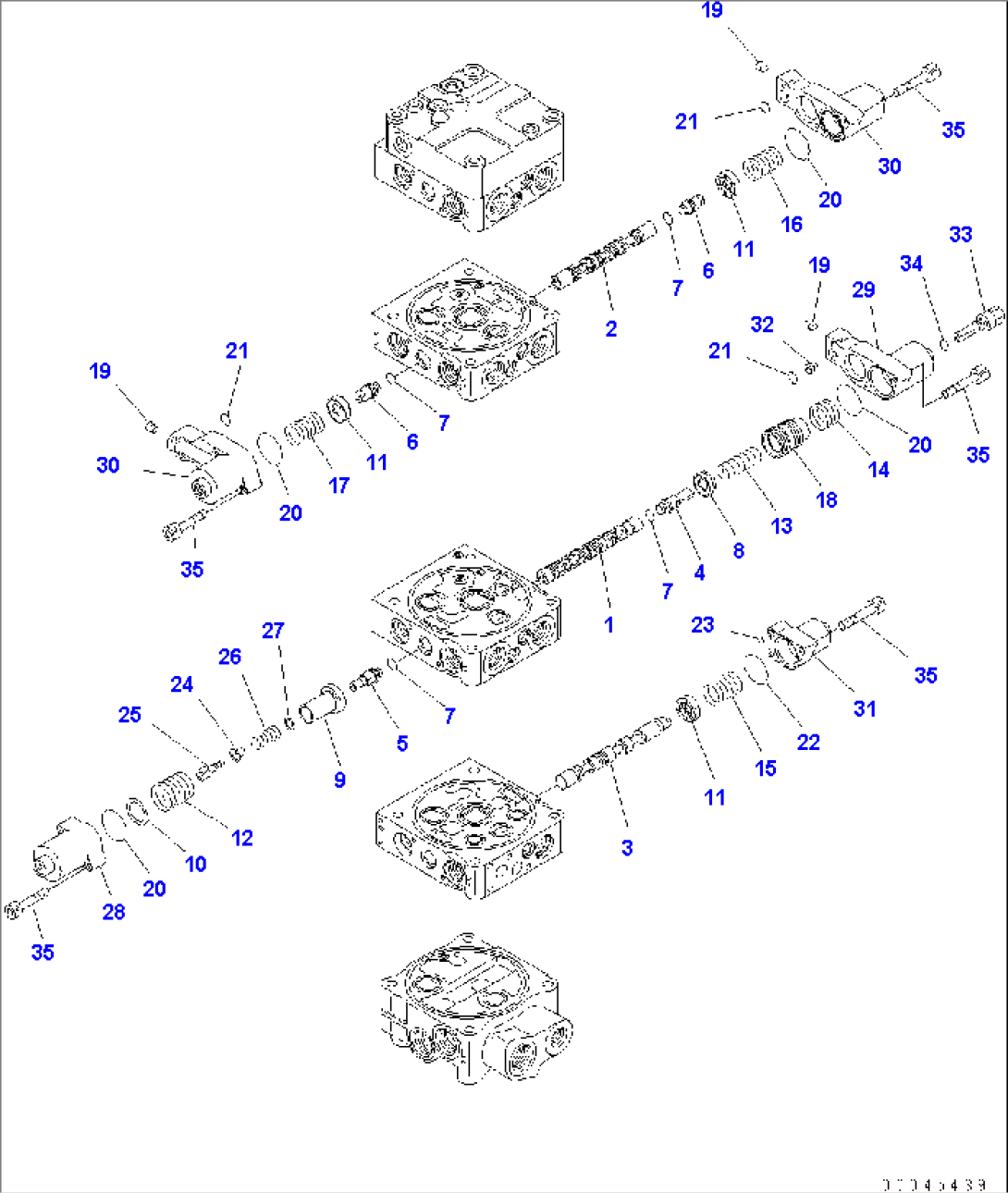 CONTROL VALVE (3-SPOOL) (2/9)