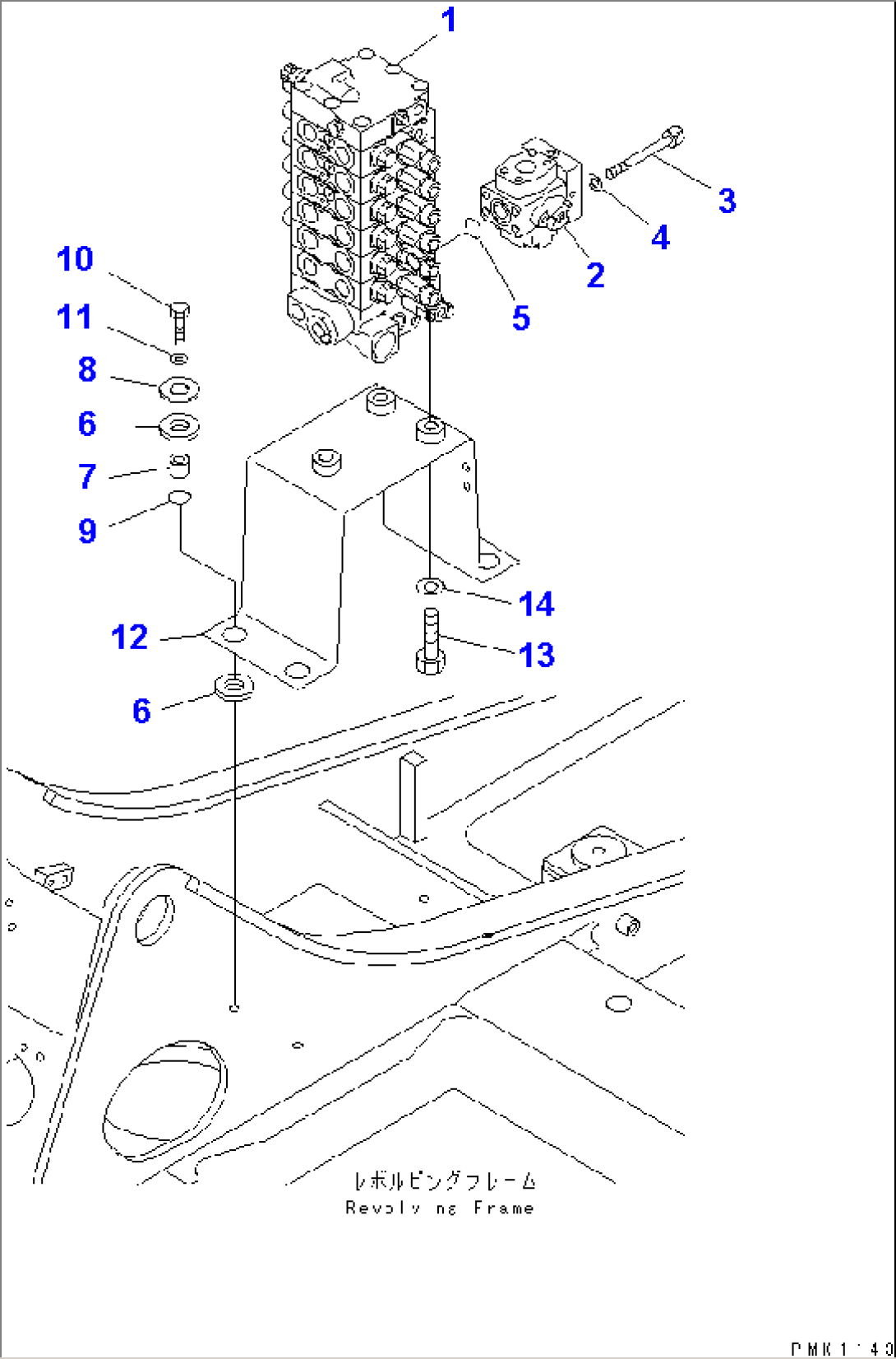MAIN VALVE (MOUNT BRACKET)(#52374-)