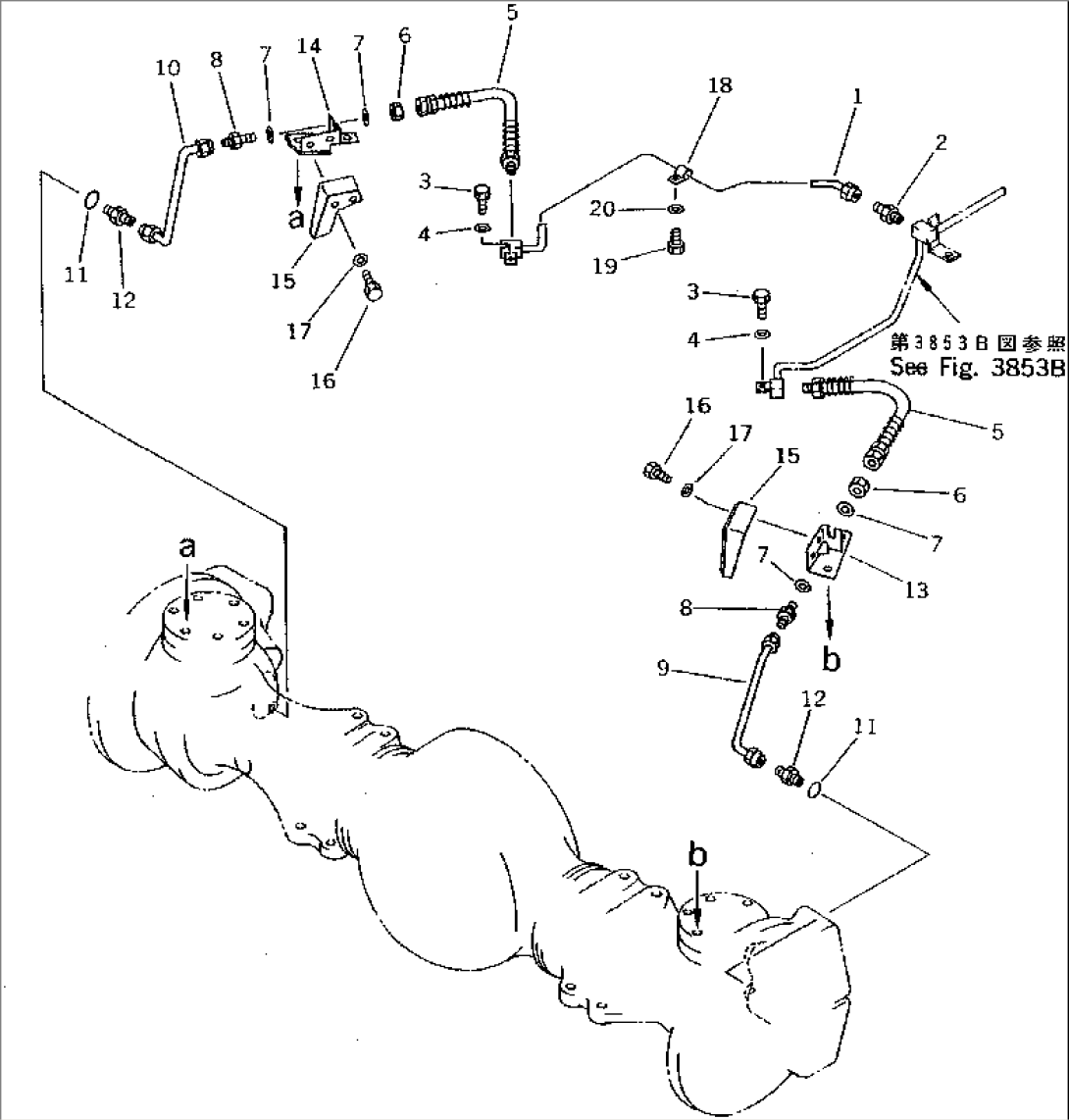 LOWER AIR PIPING (L.H. TO R.H. CALIPER)(#2301-)