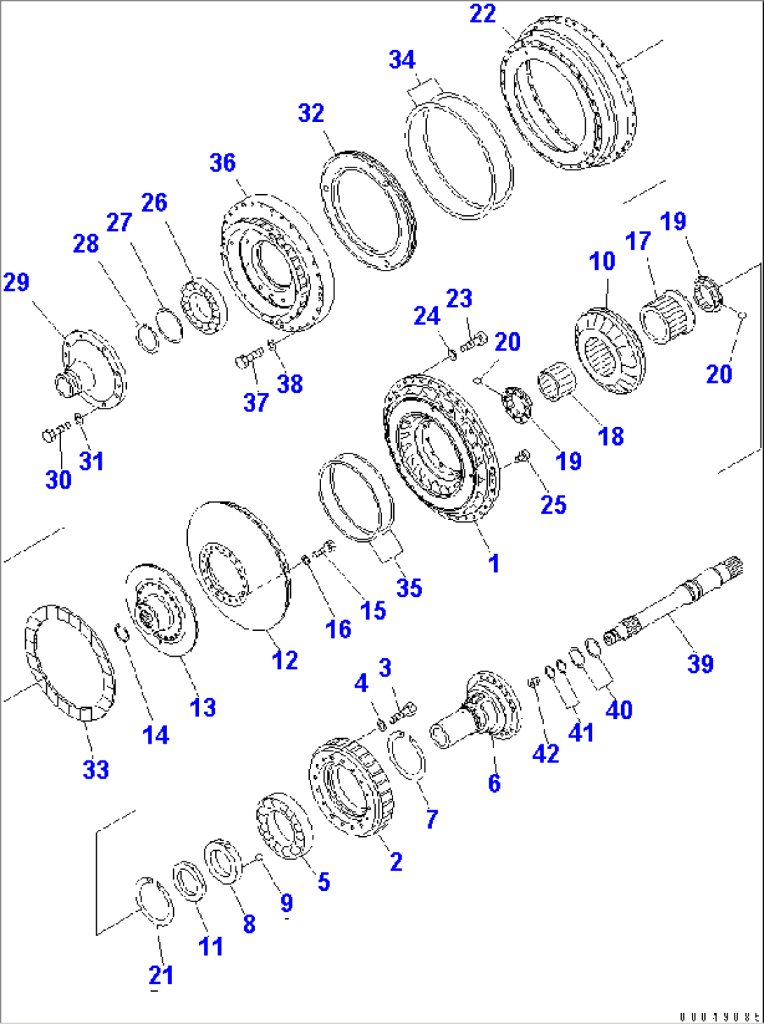 TORQUE CONVERTER (DRIVE CASE AND INPUT SHAFT) (WITH LOCK UP)(#55001-)