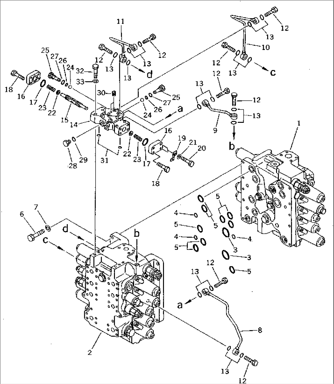 HYDRAULIC CONTROL VALVE (1/7) (FOR 2 VALVES)