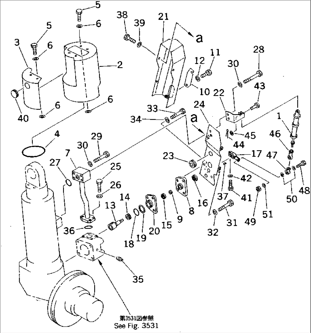 FRONT SUSPENSION (2/2) (WITH AUTO-SUSPENSION) (4WD SPEC.)(#5001-5484)