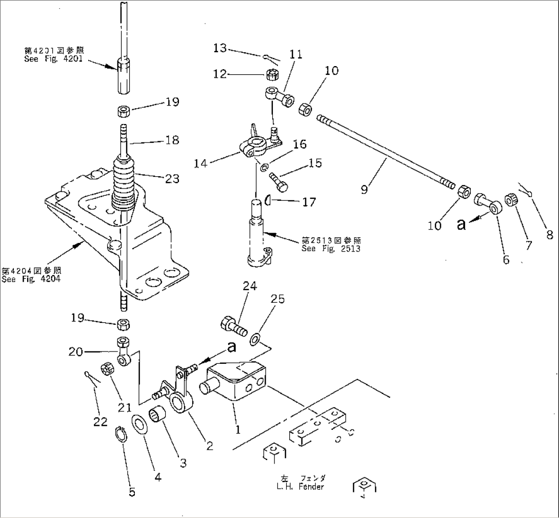 TRANSMISSION CONTROL LINKAGE (1/3)(#35001-)