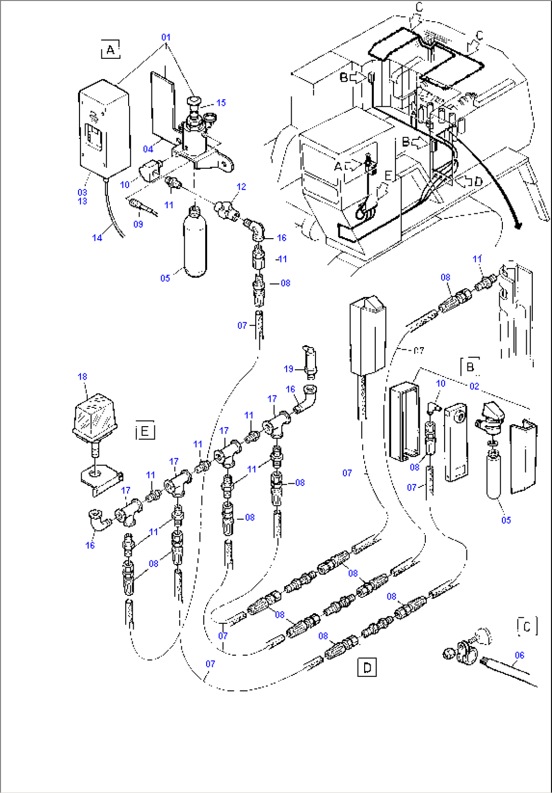 Actuating System, Hand Operated