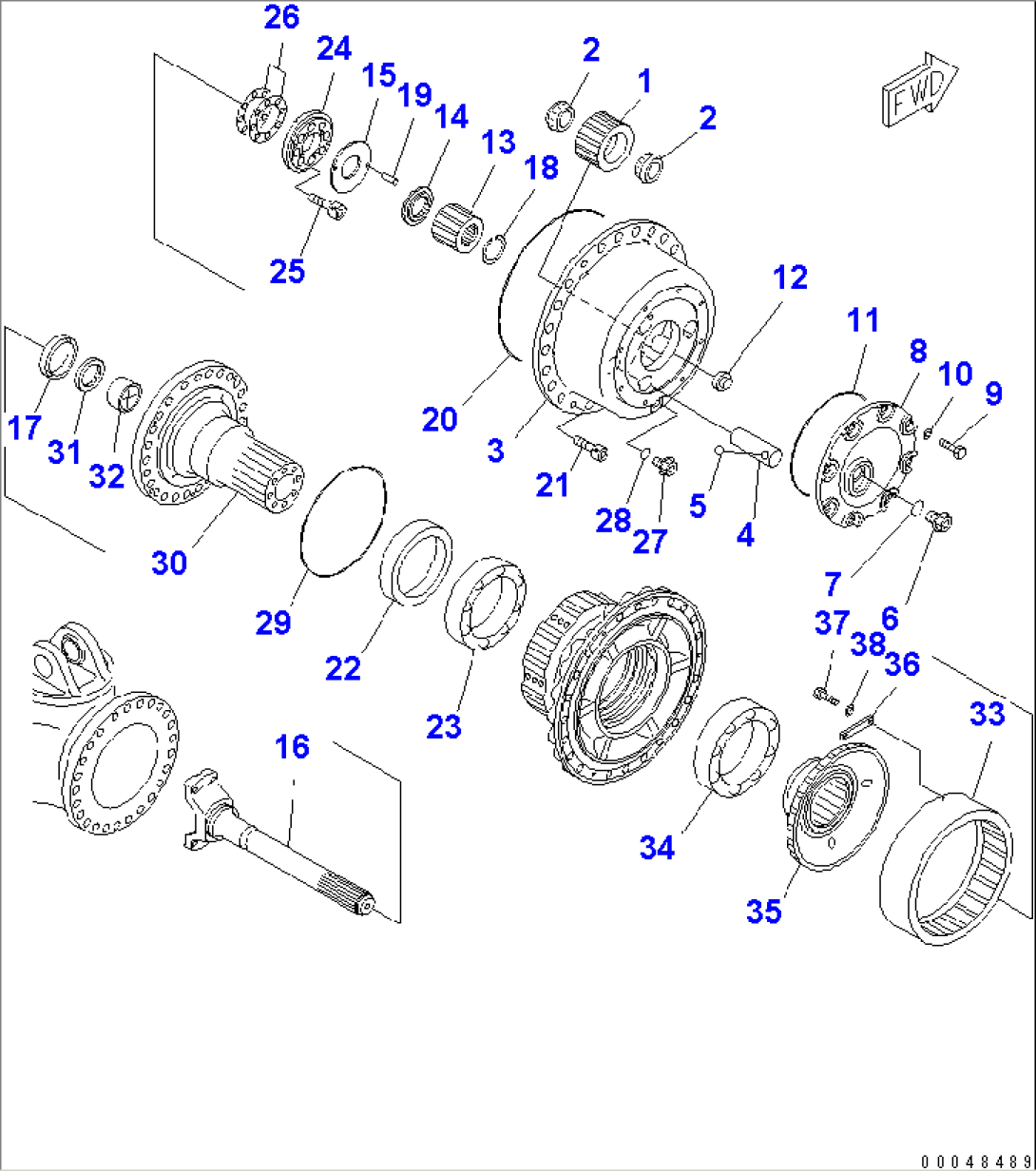 FRONT FINAL DRIVE (R.H.)(#2001-)