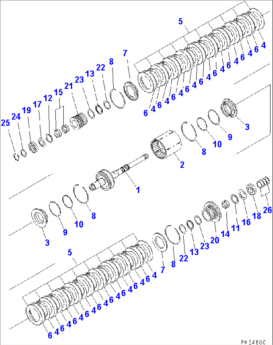 TRANSMISSION (FORWARD AND REVERSE CLUTCH)