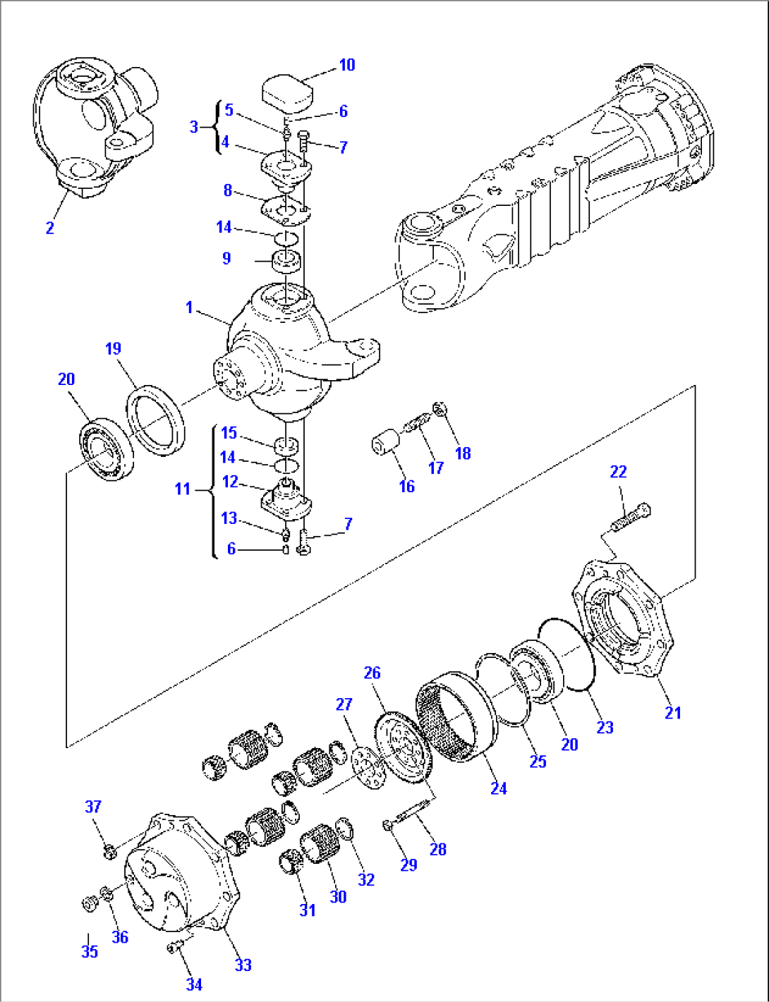 FRONT AXLE (4/6)