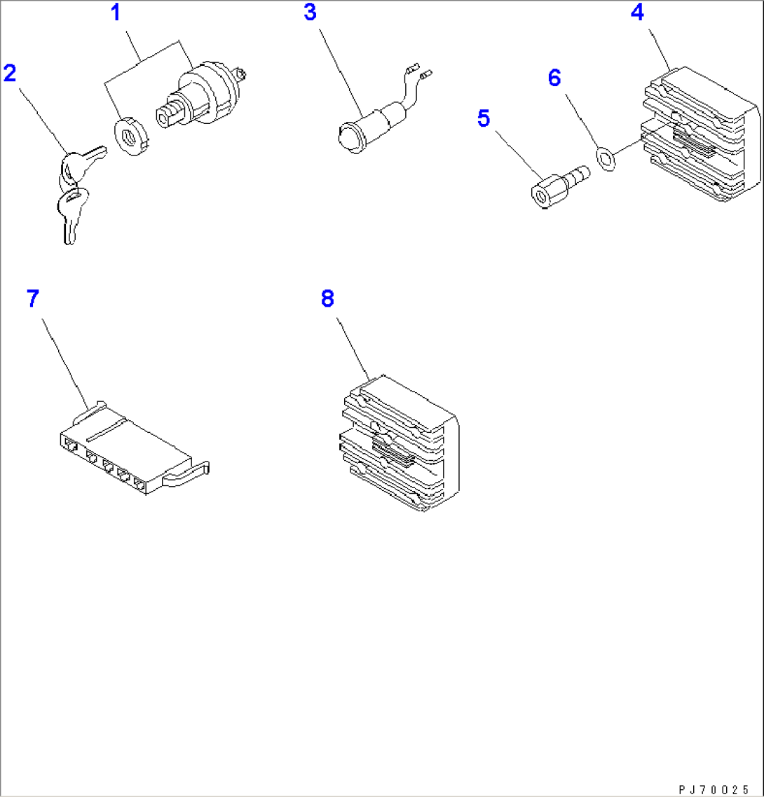 STARTING SWITCH AND REGULATOR