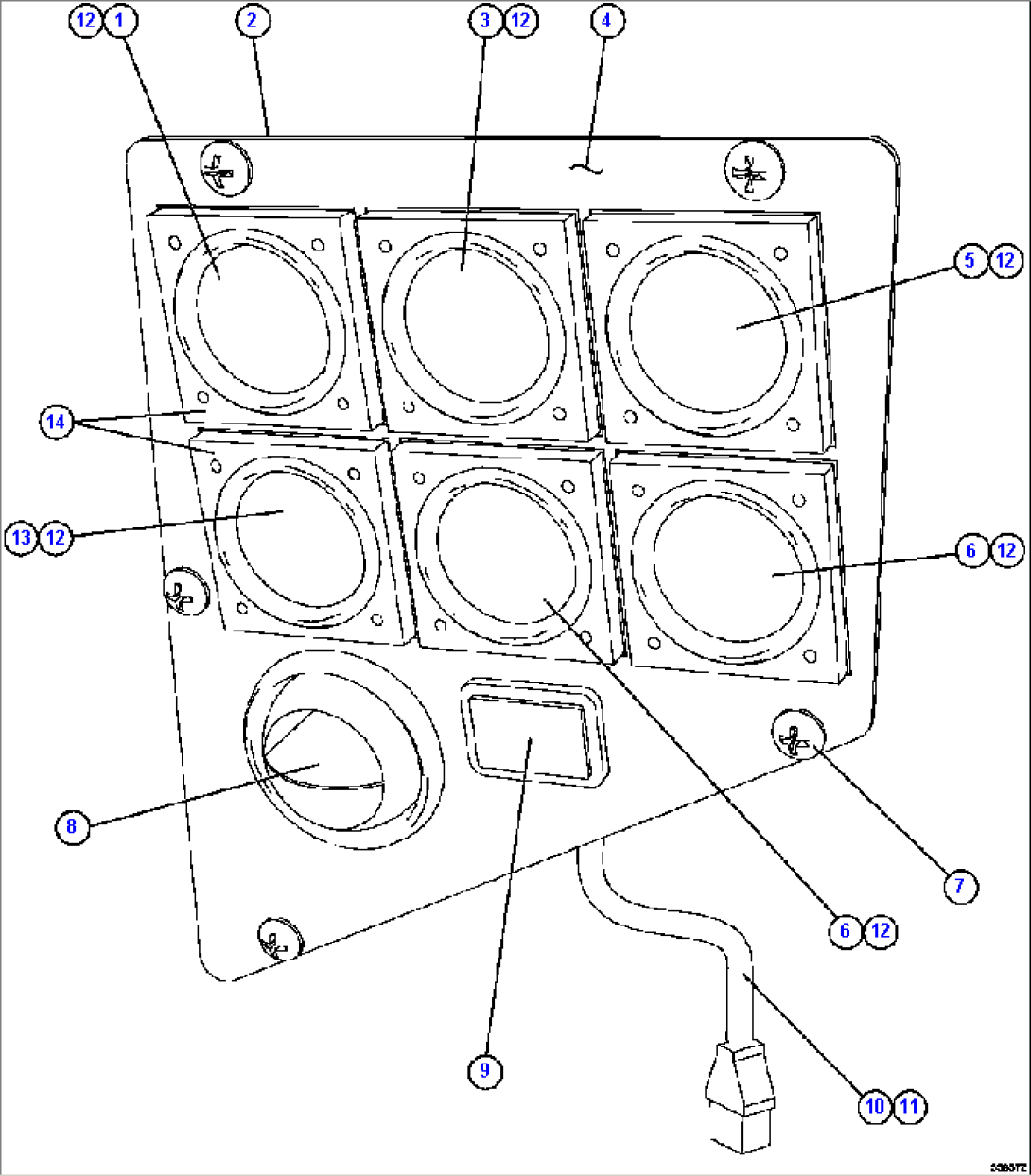 UPPER LH DASH MODULE SM5164