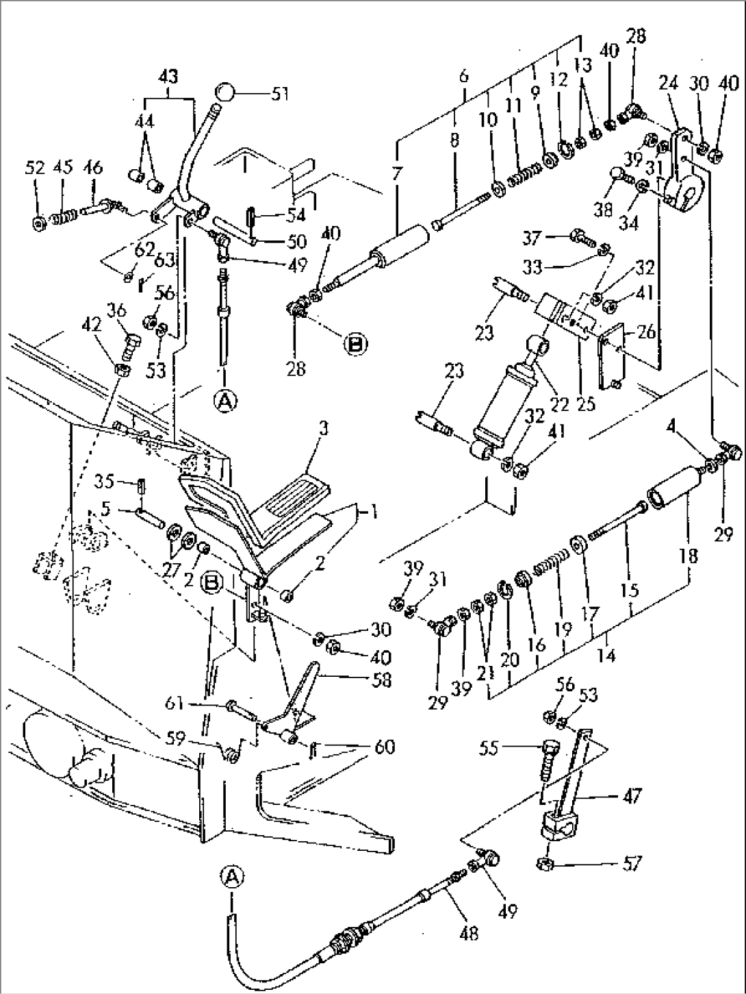 SPEED-CHANGE LEVER¤PEDAL AND LINKAGE