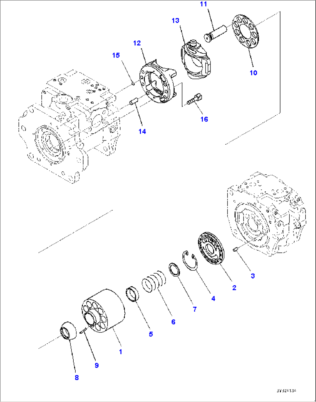 Pipelayer Frame, Work Equipment Pump (2/9) (#15479-)
