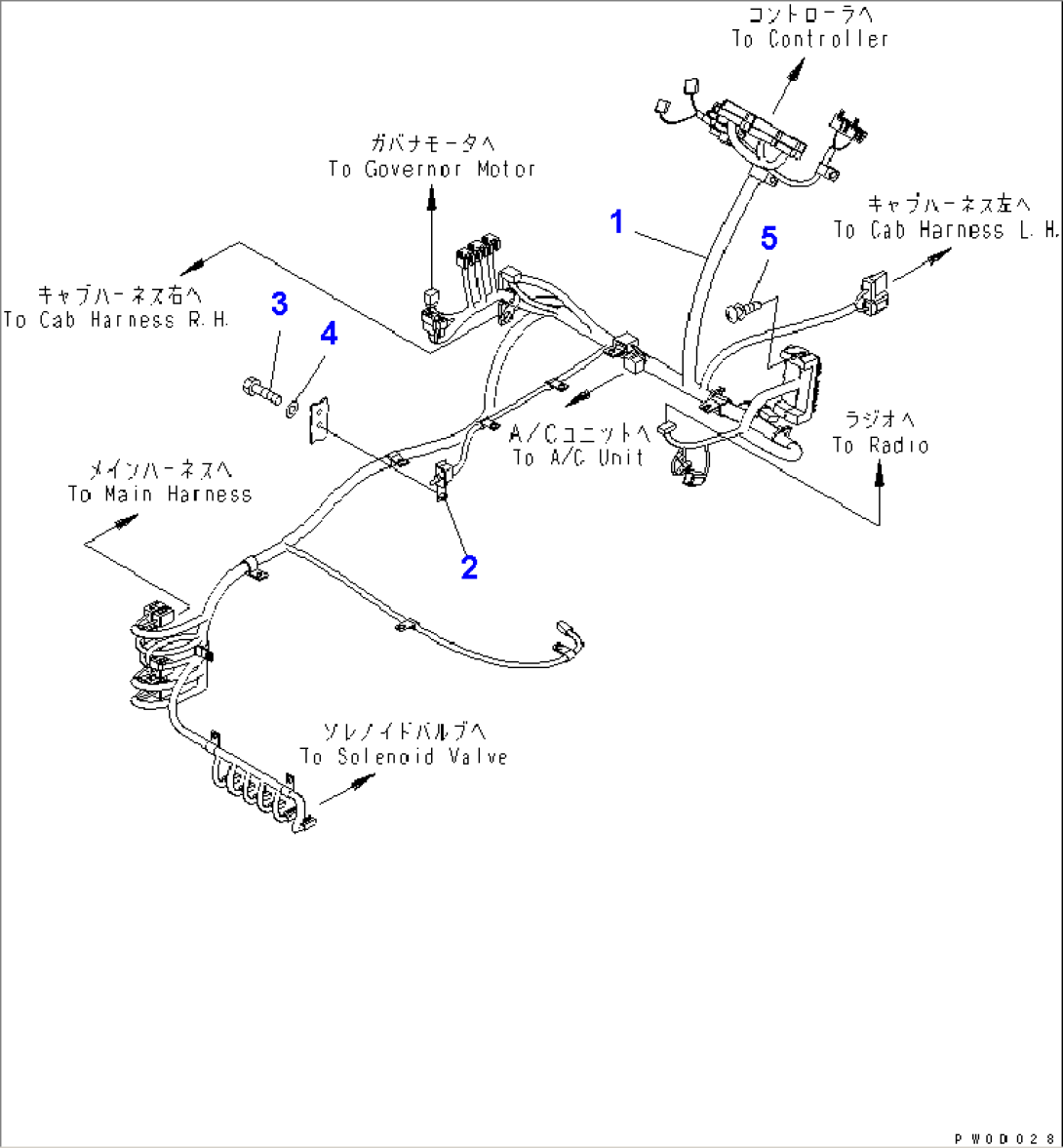 FLOOR FRAME (WIRING)