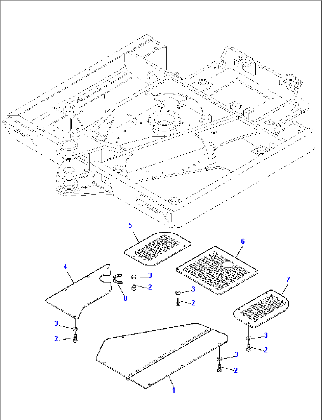 REVOLVING FRAME UNDER COVER