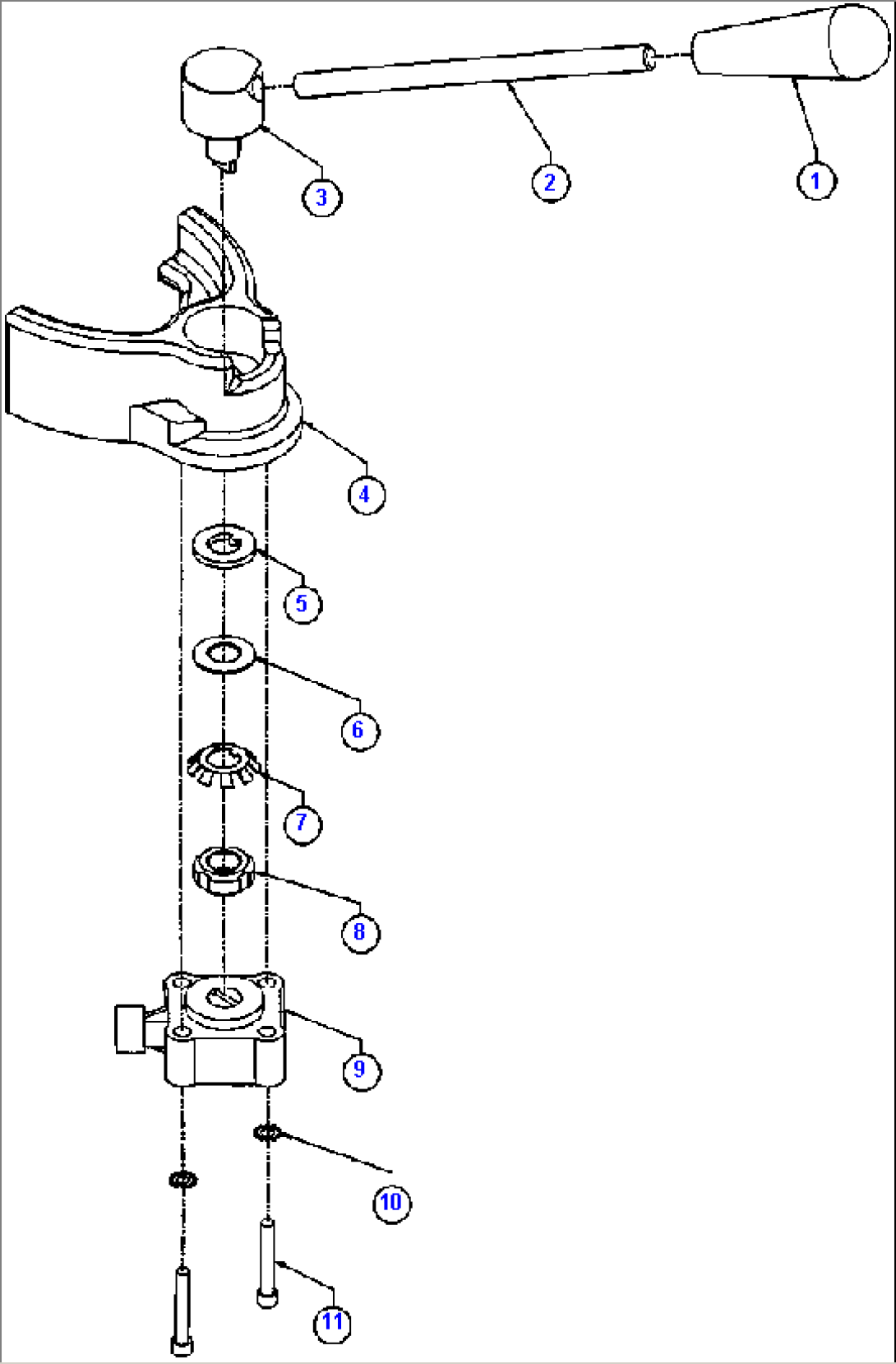 RETARDER LEVER ASSEMBLY (EF7730)