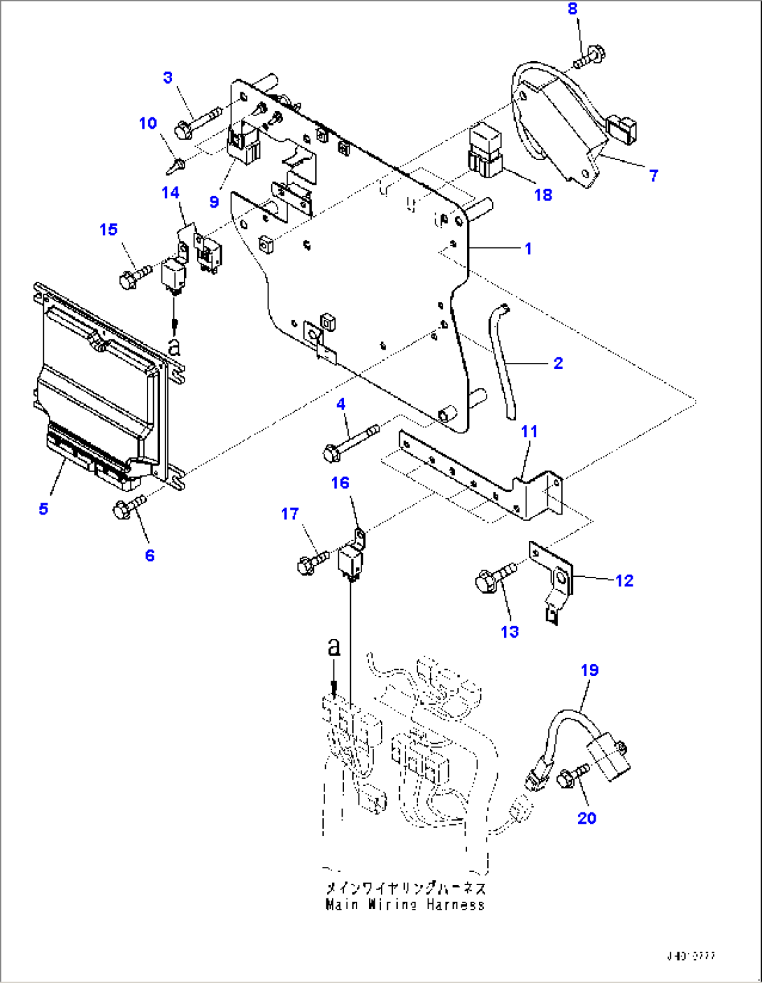 Cab, Cab In Parts, Sub Plate and Relay (#1001-)