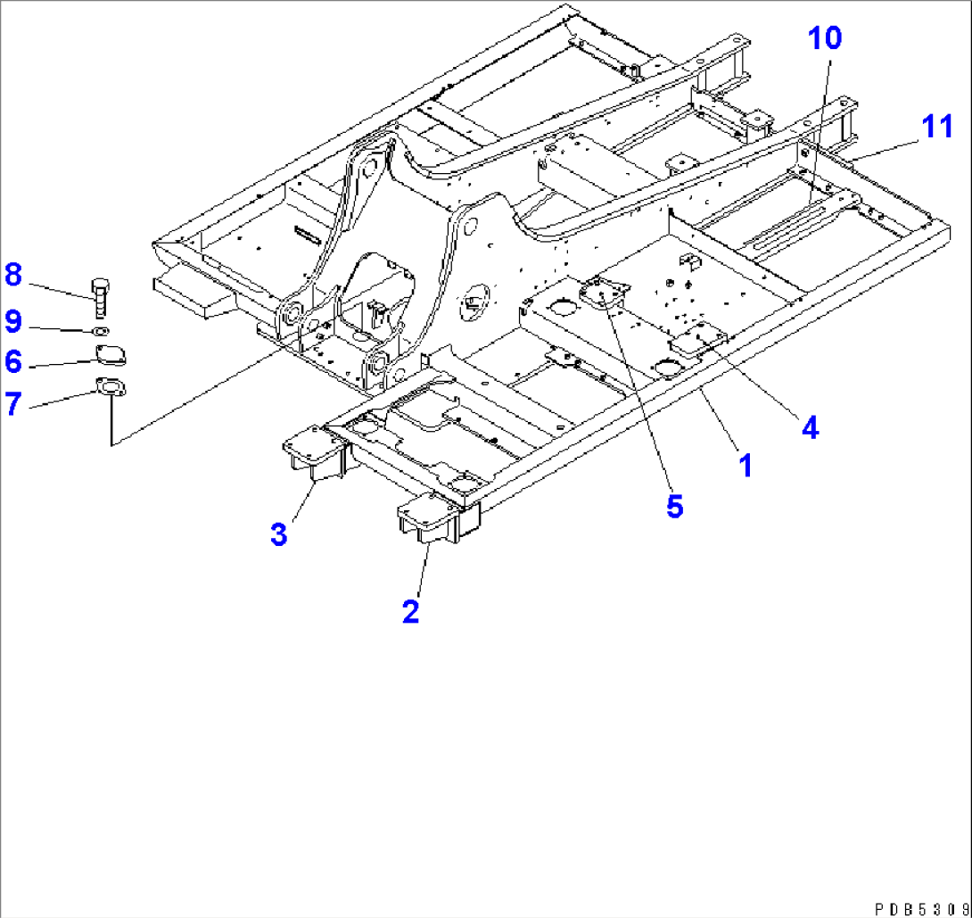 REVOLVING FRAME (WITH F.O.P.S.) (COLD WEATHER (A) SPEC.)(#56195-)