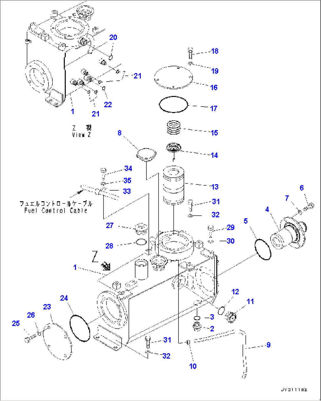 Hydraulic Tank (#20001-)