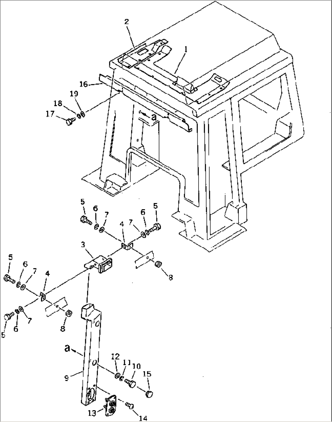 AIR DUCT (FOR ROPS CAB)