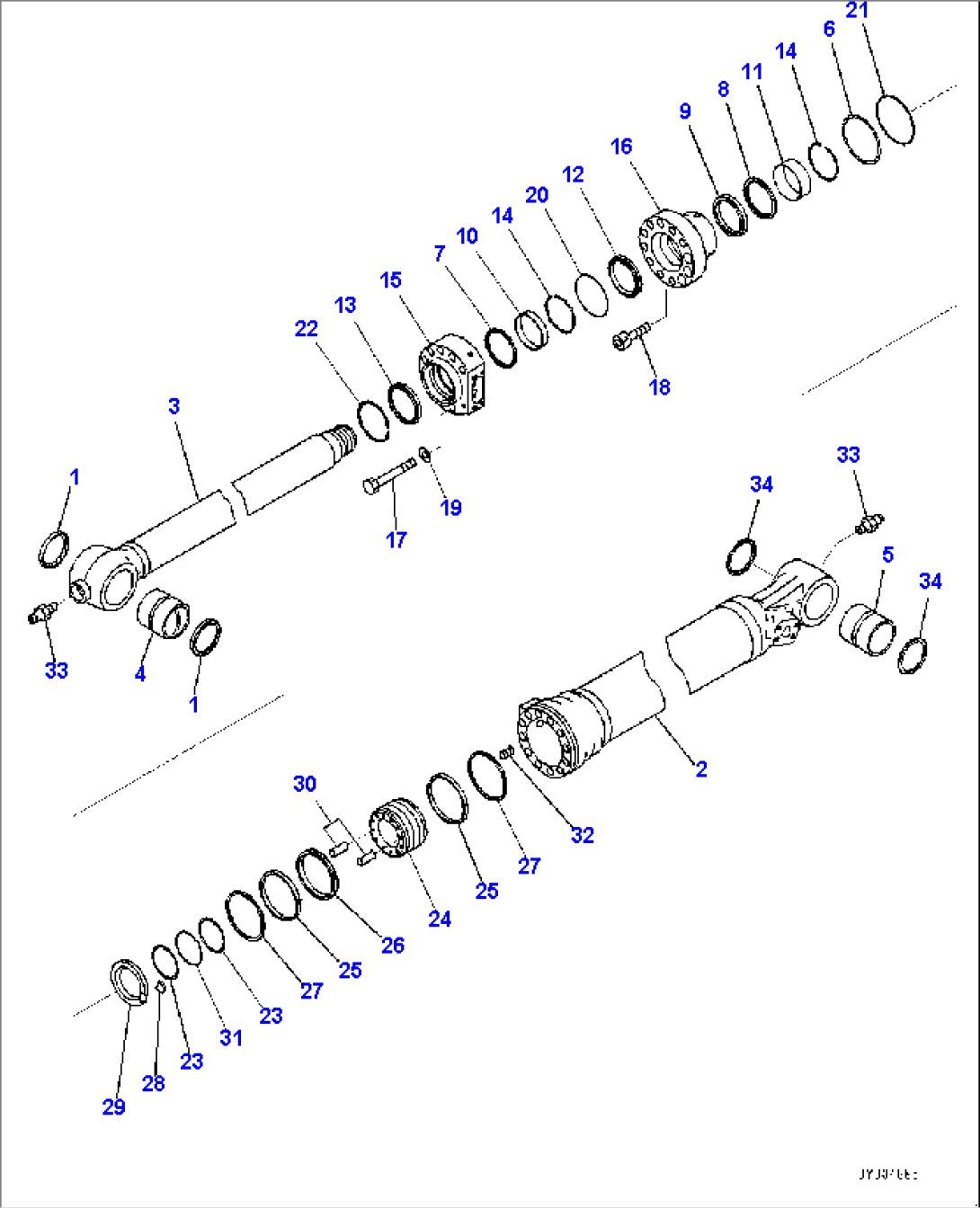 Arm, Bucket Cylinder (2/3) (#500470-)