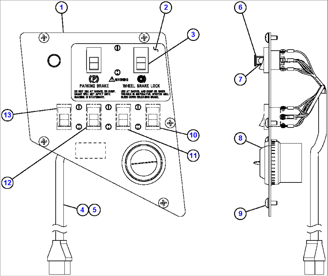 UPPER R.H. DASH MODULE (SM5458)