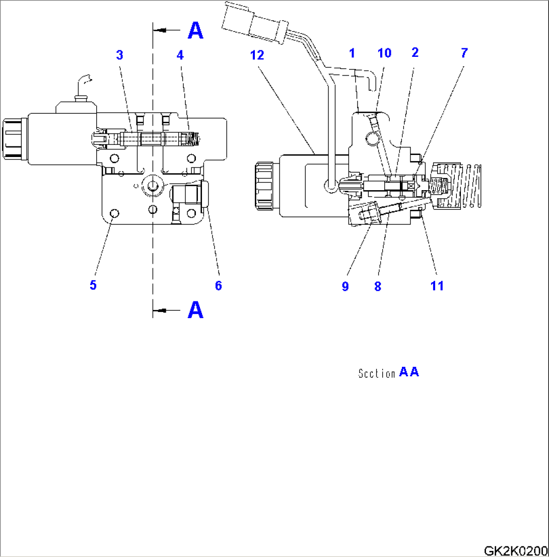 HYDROSTATIC TRANSMISSION (MOTOR 2) (20KM/H) (5/6)