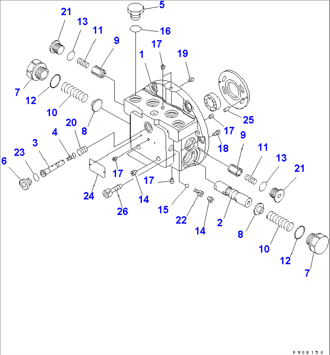 TRAVEL MOTOR (1/3)