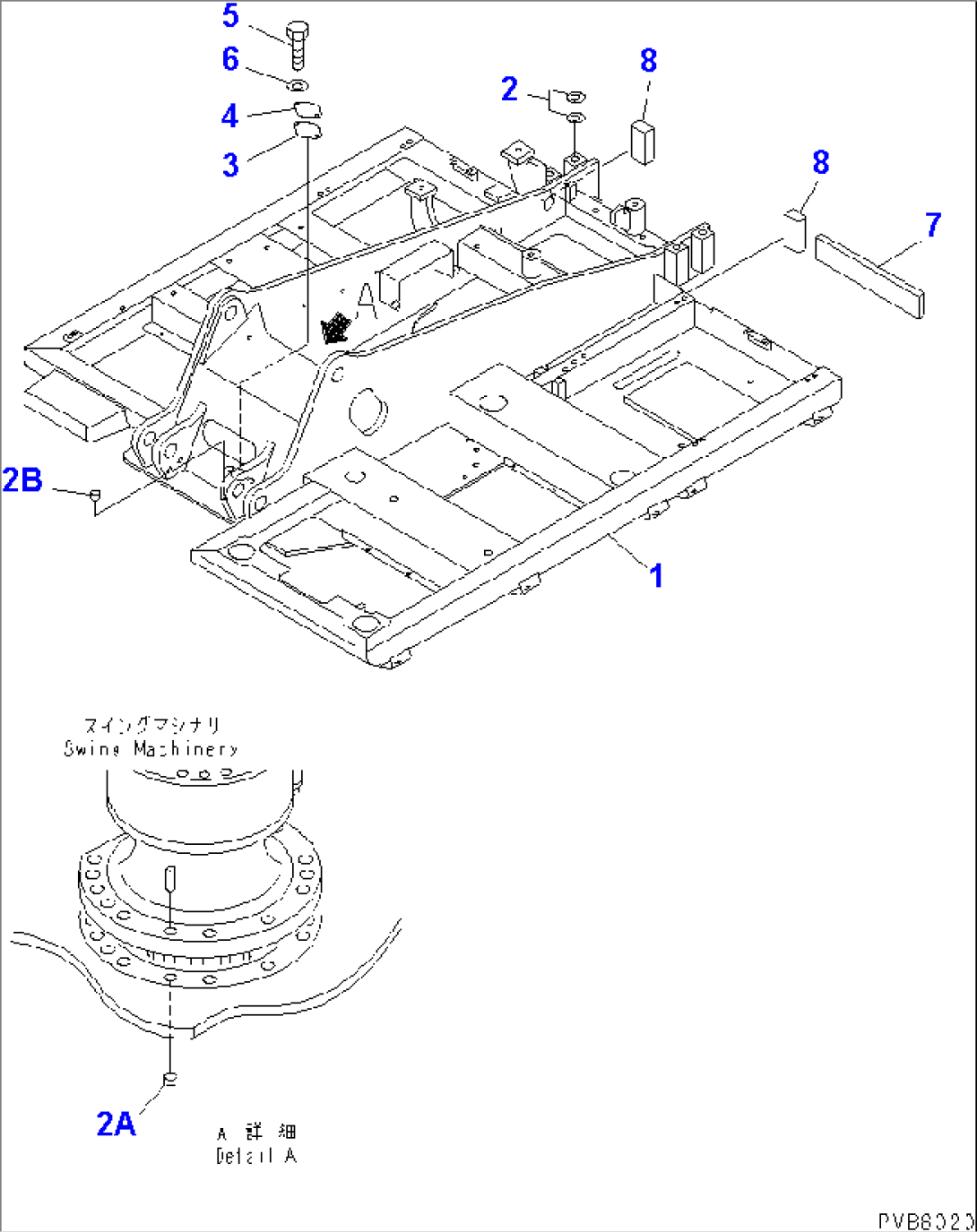 REVOLVING FRAME (ATTACHMENT) (FOR SIDE BUMPER)(#57000-)