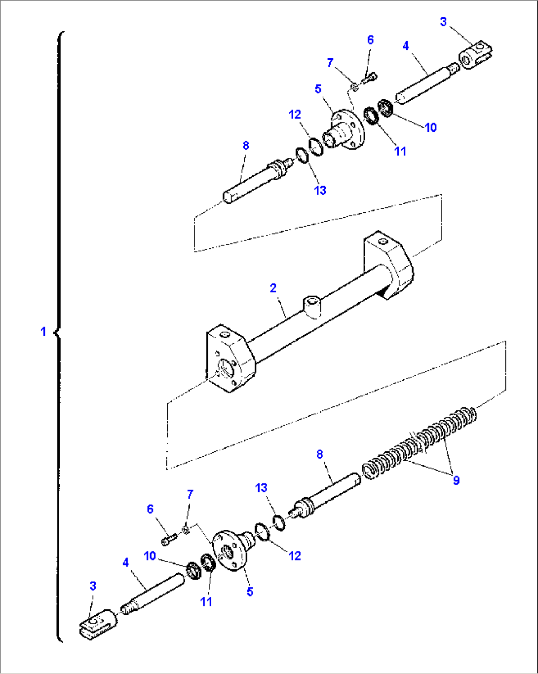 JACK (QUICK COUPLING FOR BUCKET) (OPTIONAL)