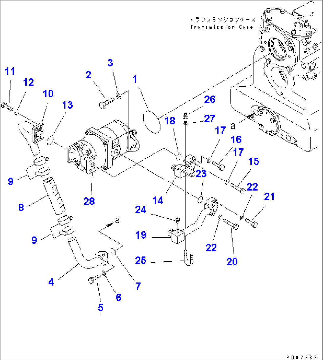 POWER LINE (MAIN PUMP AND TRANSMISSION PIPING)