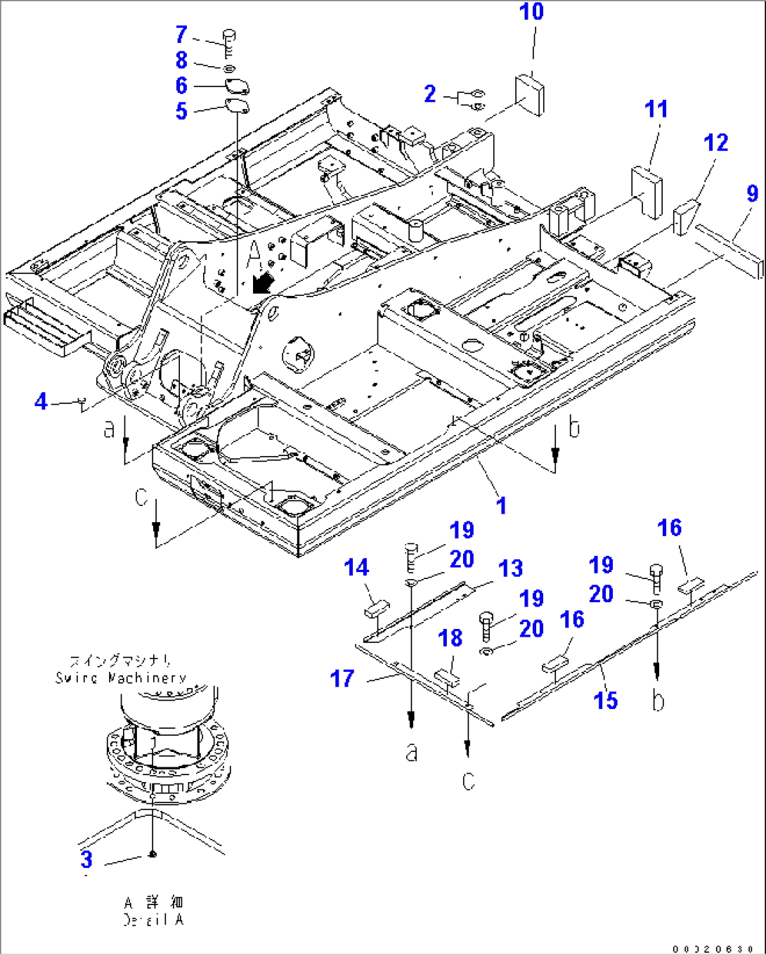 REVOLVING FRAME (BLADE SPEC.)