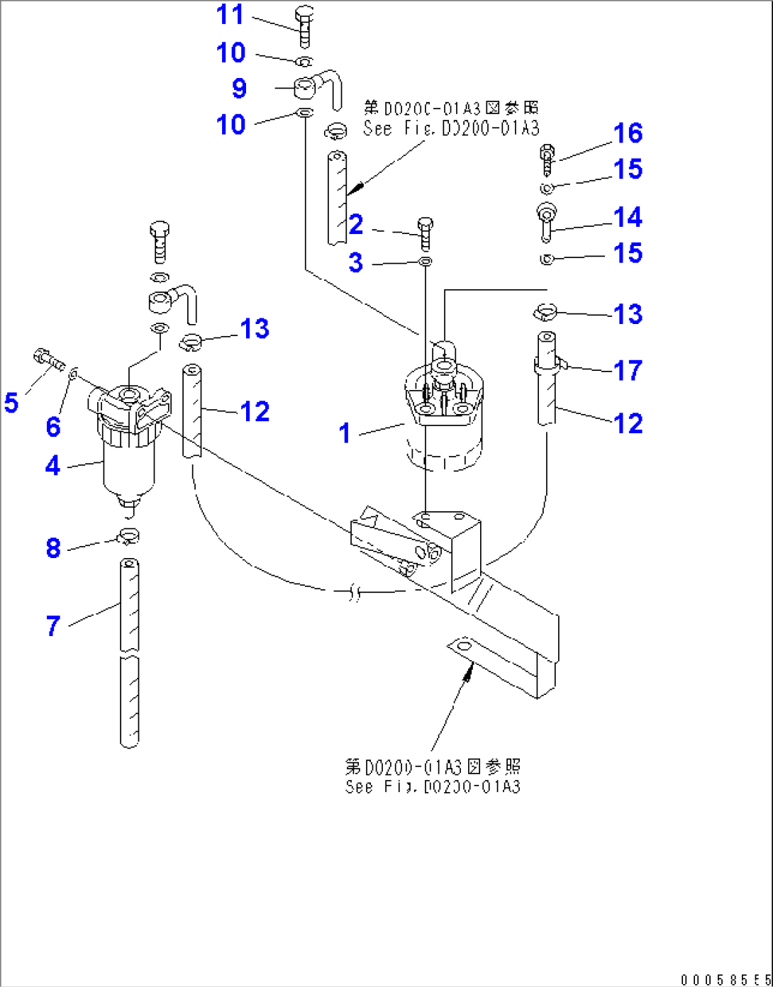 WATER SEPARATOR AND ADDITIONAL FUEL FILTER
