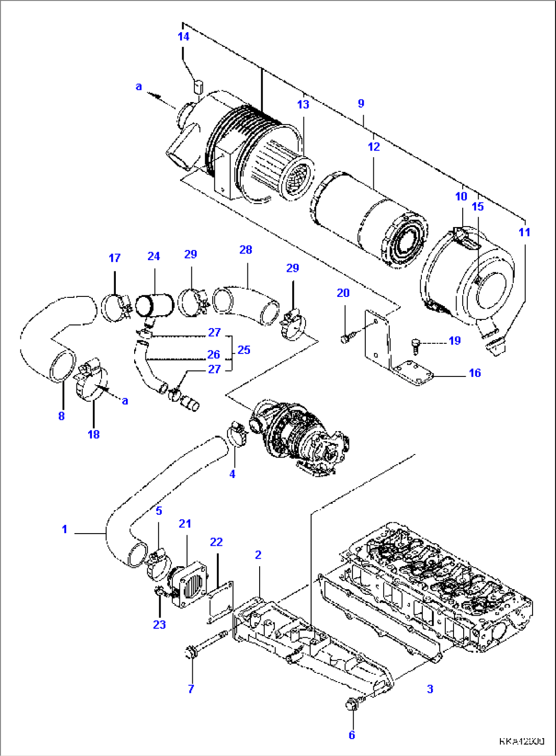 SUCTION MANIFOLD AND AIR CLEANER