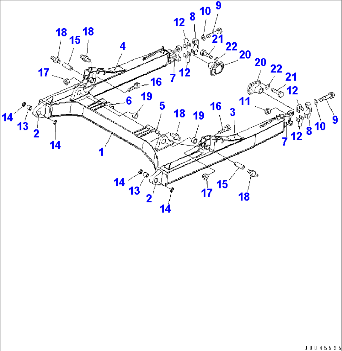 DOZER FRAME (TRIMMING DOZER)