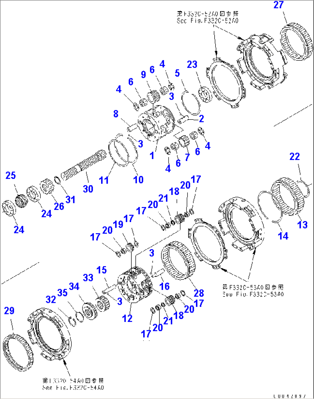 TRANSMISSION (7/10) (CARRIER) (1/2)(#7001-)