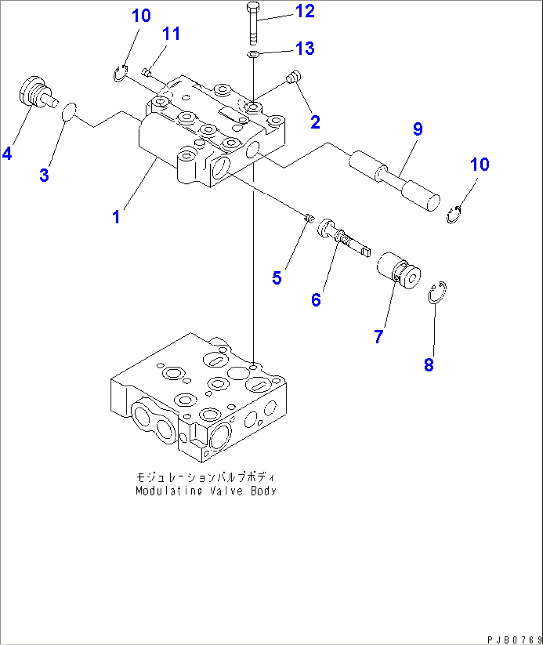 TRANSMISSION (QUICK RETURN VALVE)(#3034-3348)