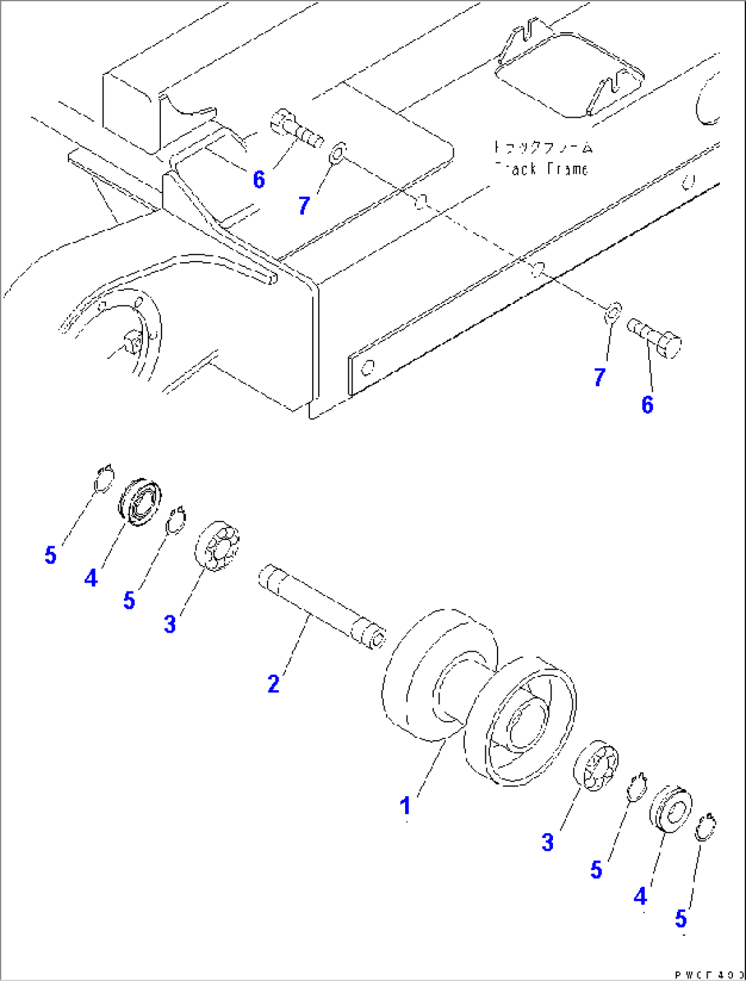 CARRIER ROLLER (INNER PATRS)