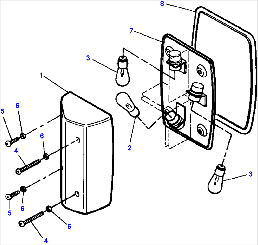 L.H. TURN SIGNAL AND PARKING LIGHT