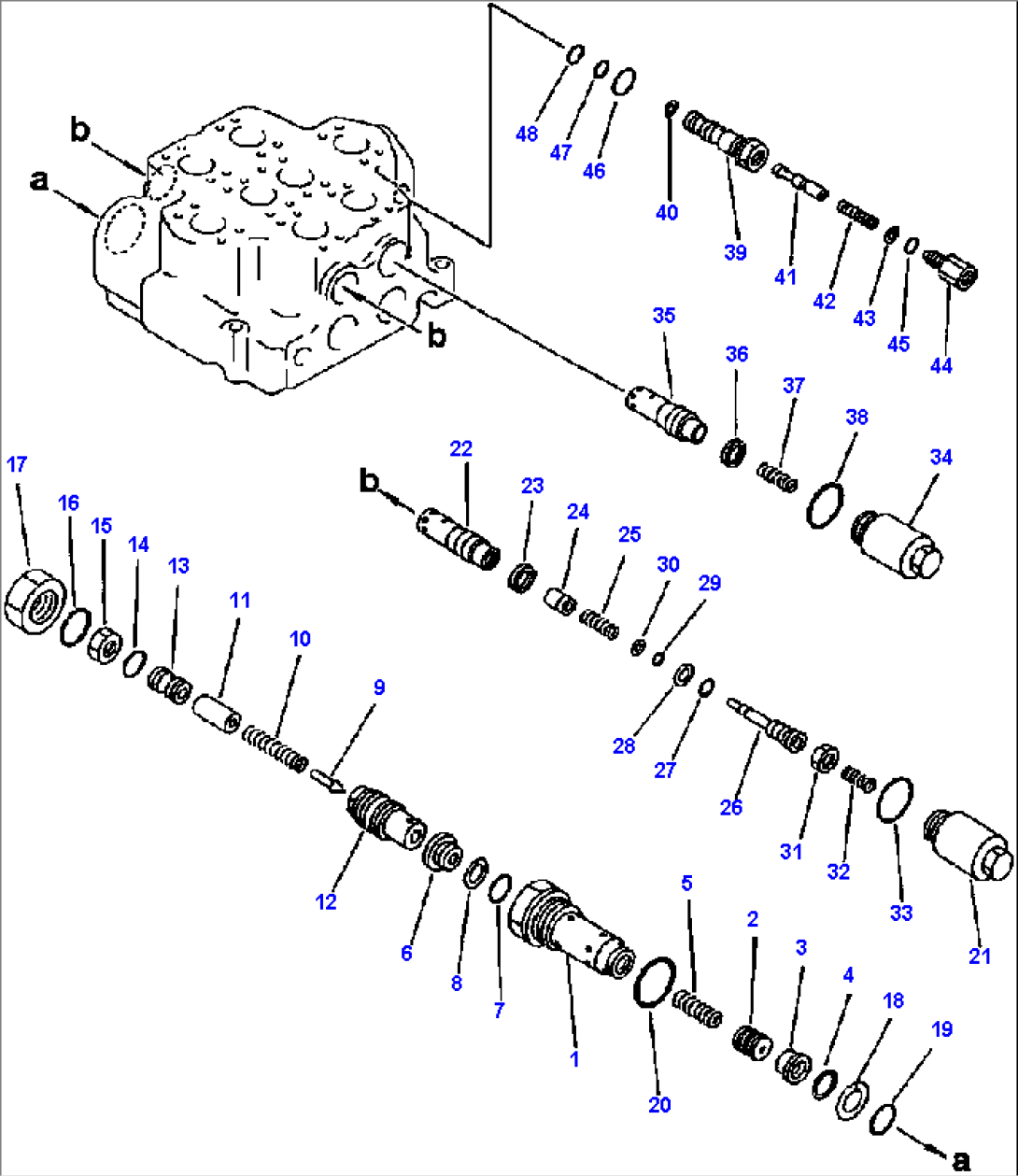 H0120-04A0 2-SPOOL CONTROL VALVE (2/2)