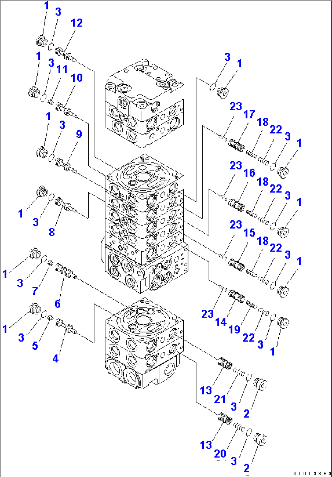 MAIN VALVE (9-VALVE) (11/22)