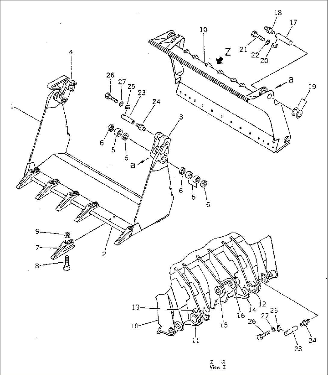 MULTIPURPOSE BUCKET (FOR MULTI COUPLER AND OLD PIN TYPE)