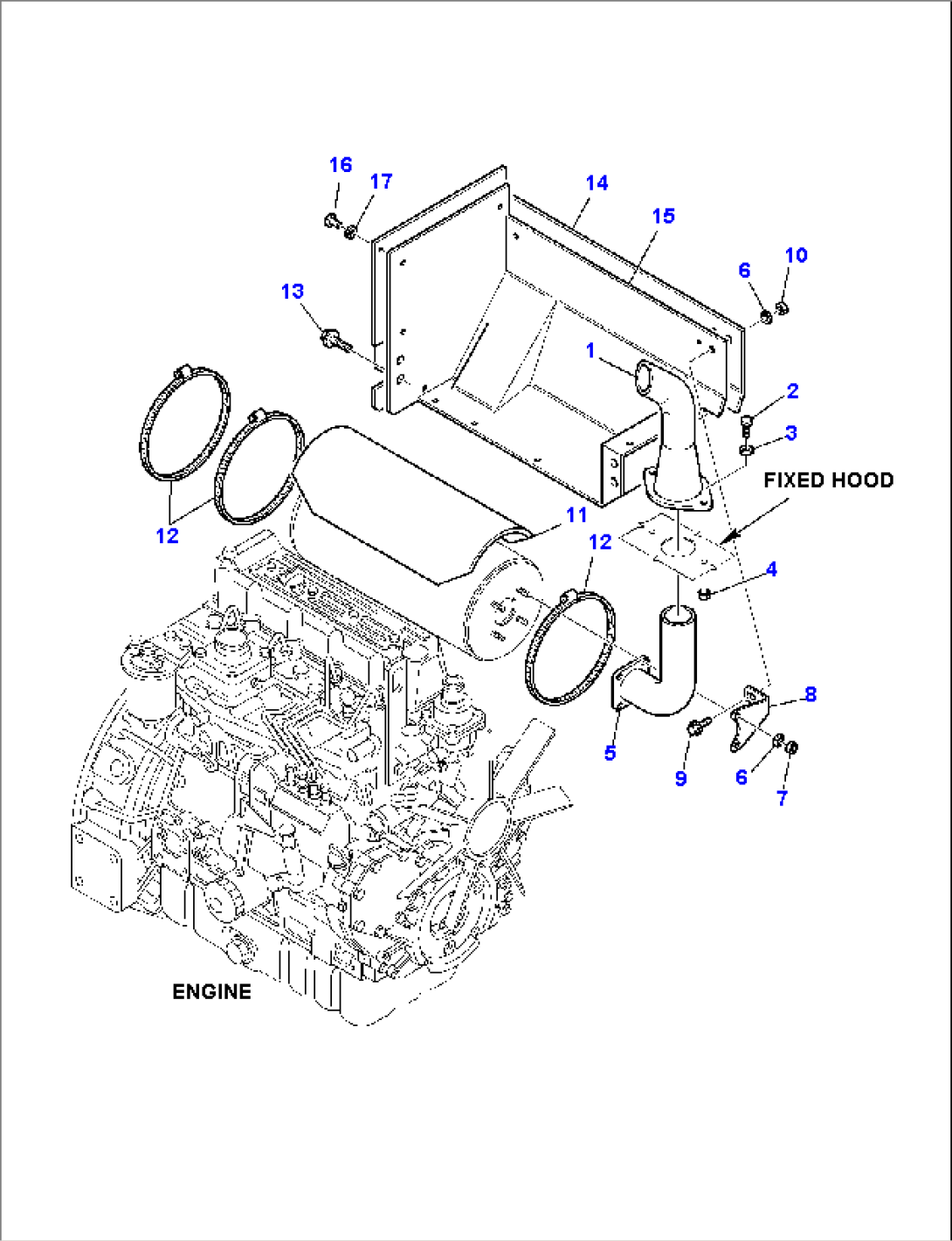 MUFFLER AND PIPING