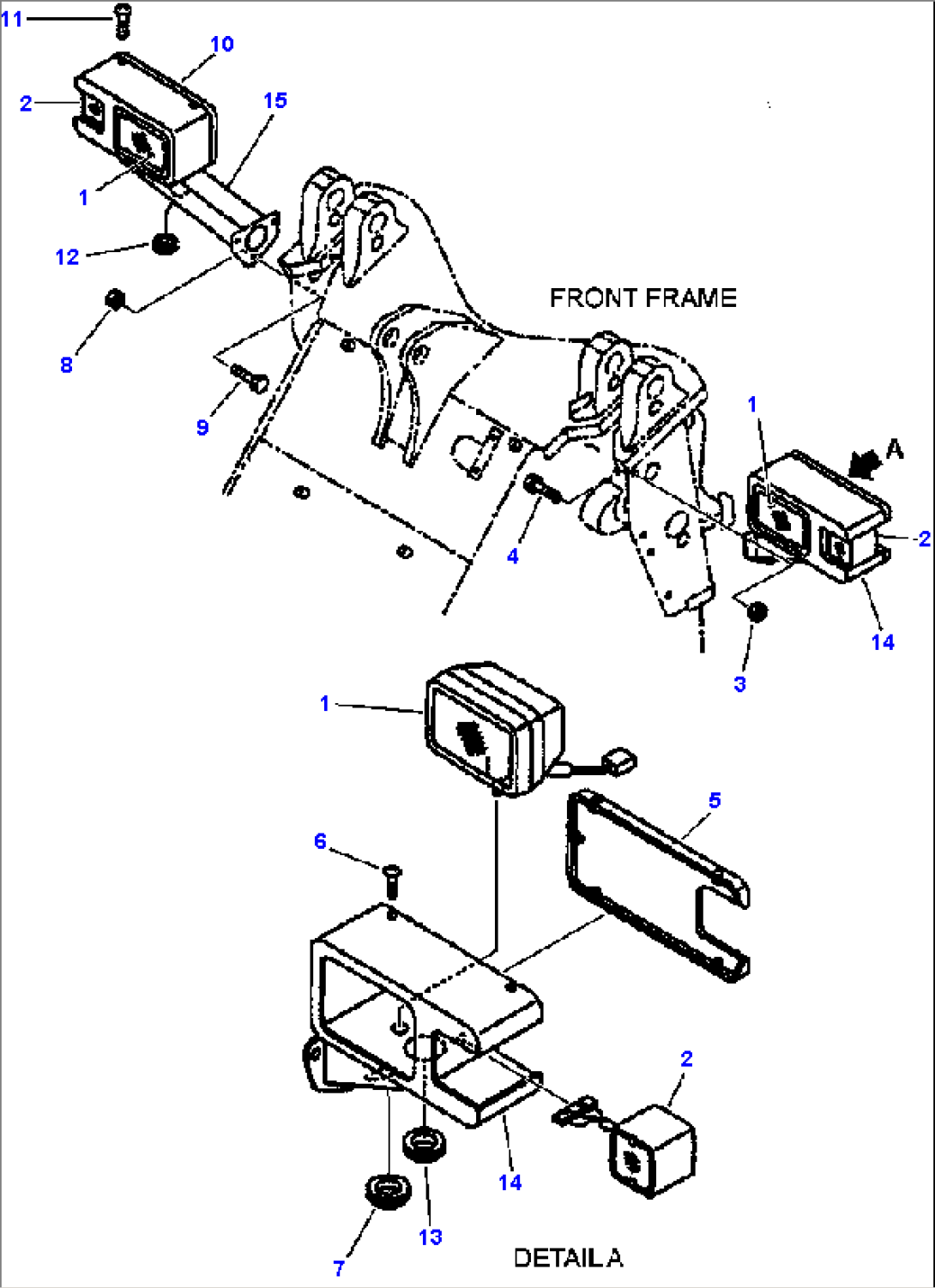 FIG. E0300-01A0 FRONT LIGHT