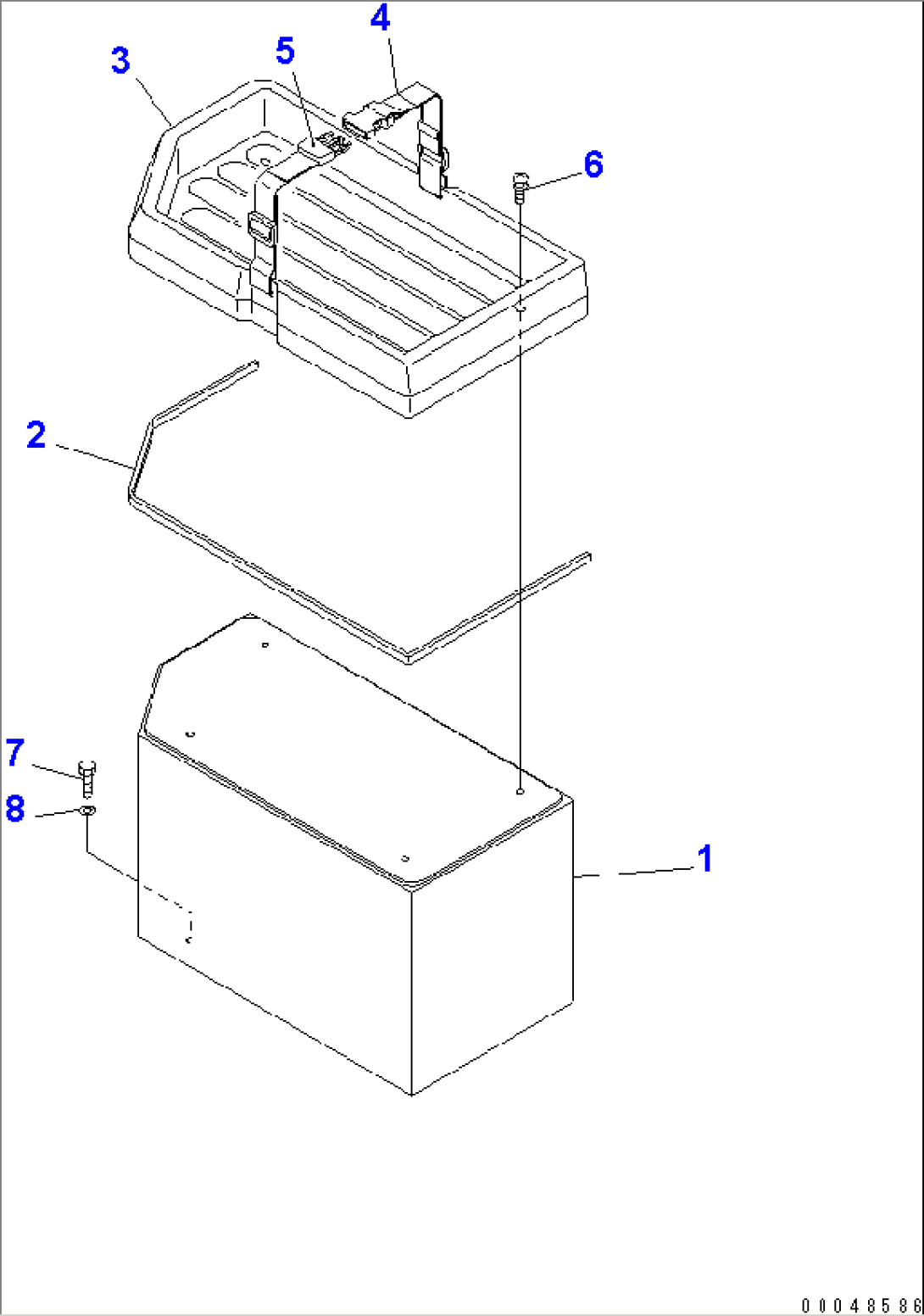 FLOOR (REAR BOX)(#2001-2206)