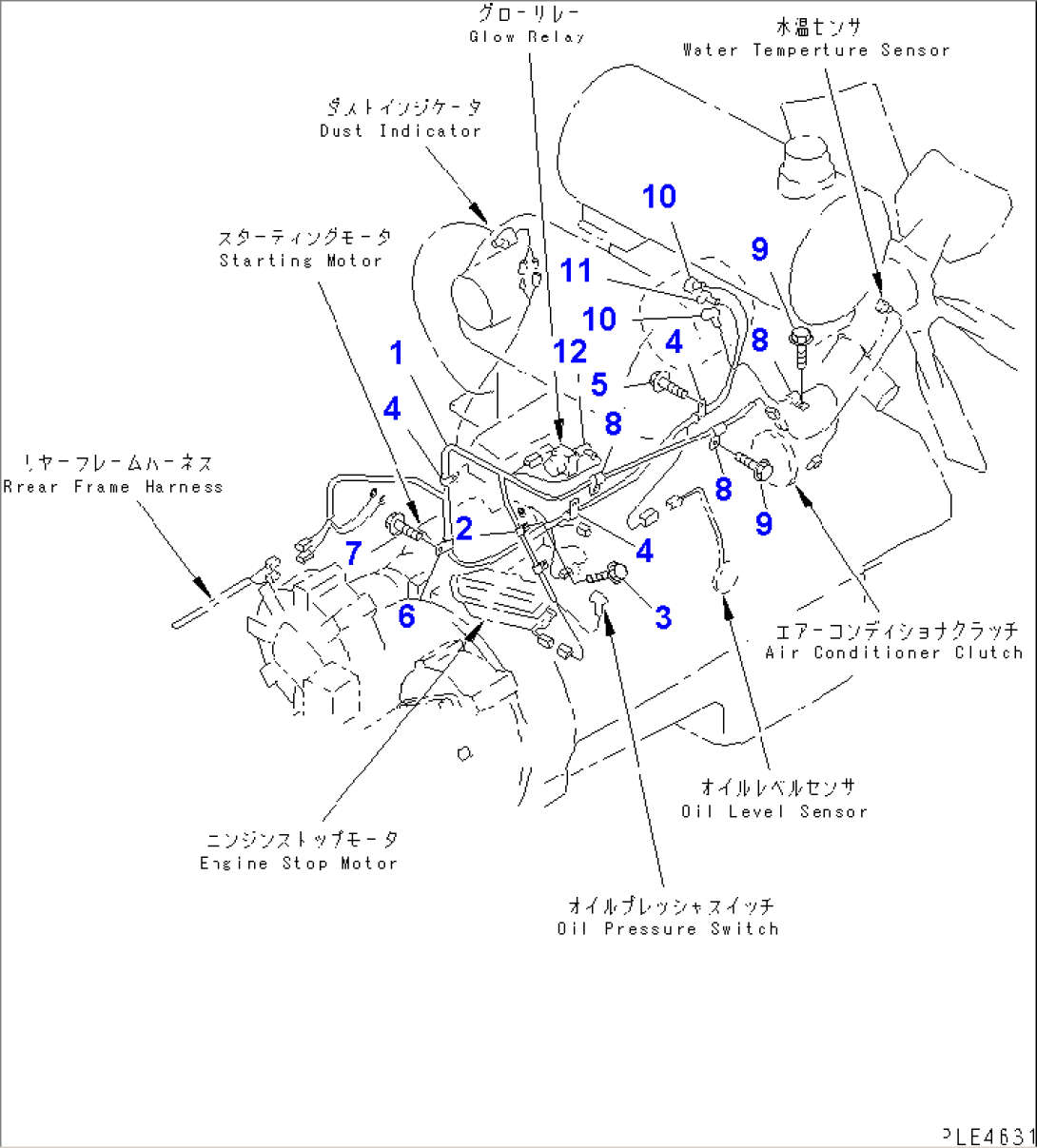 ENGINE (ENGINE HARNESS)
