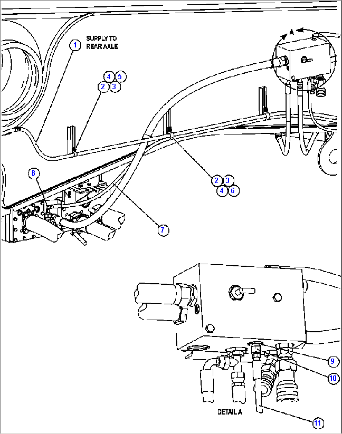 AUTOMATIC LUBRICATION - FRAME PIPING - 1