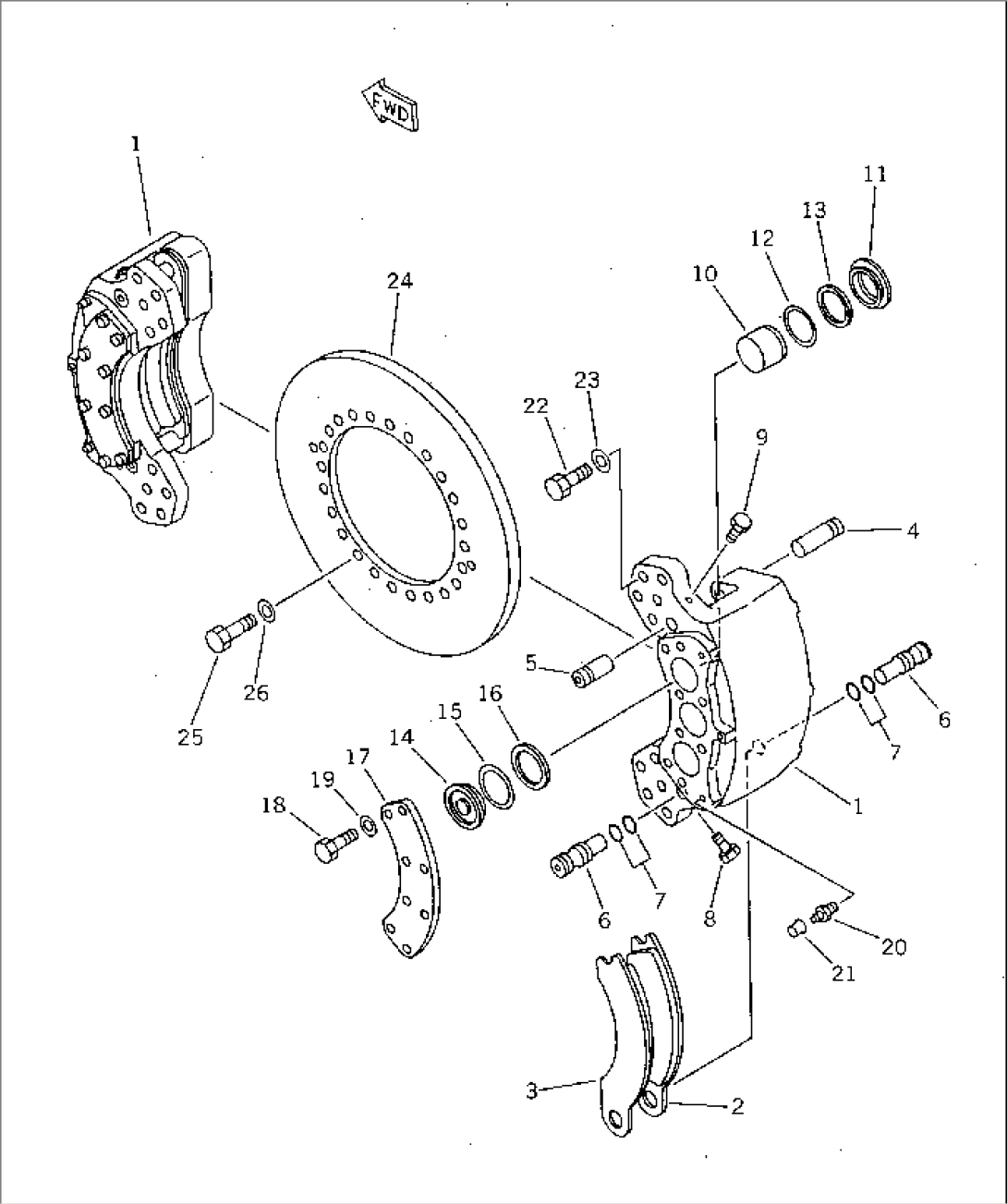 FRONT BRAKE(#2137-)