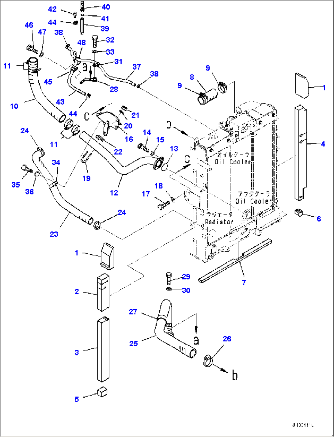 Cooling System, Aftercooler and Radiator Piping