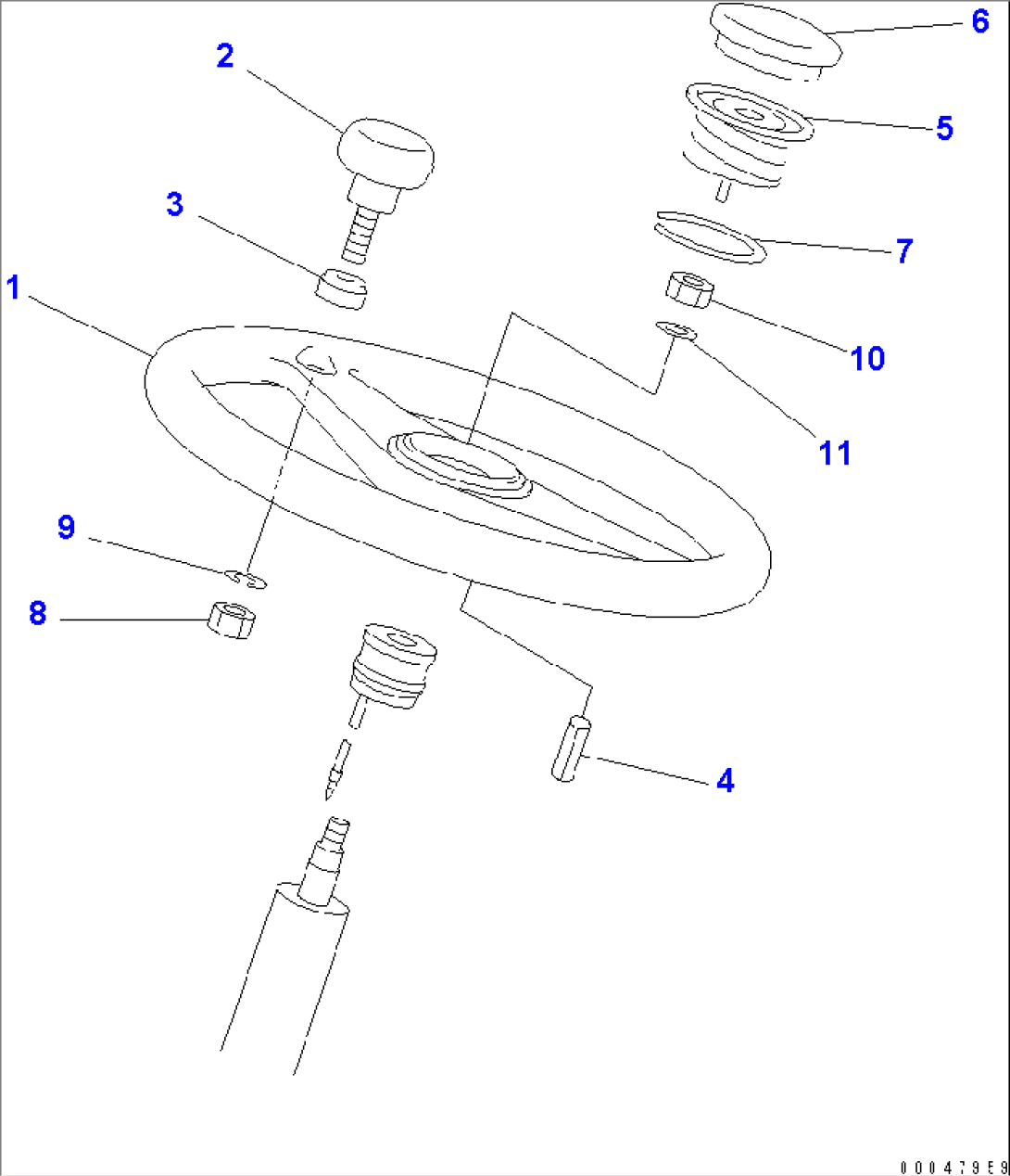 STEERING WHEEL(#55001-55392)