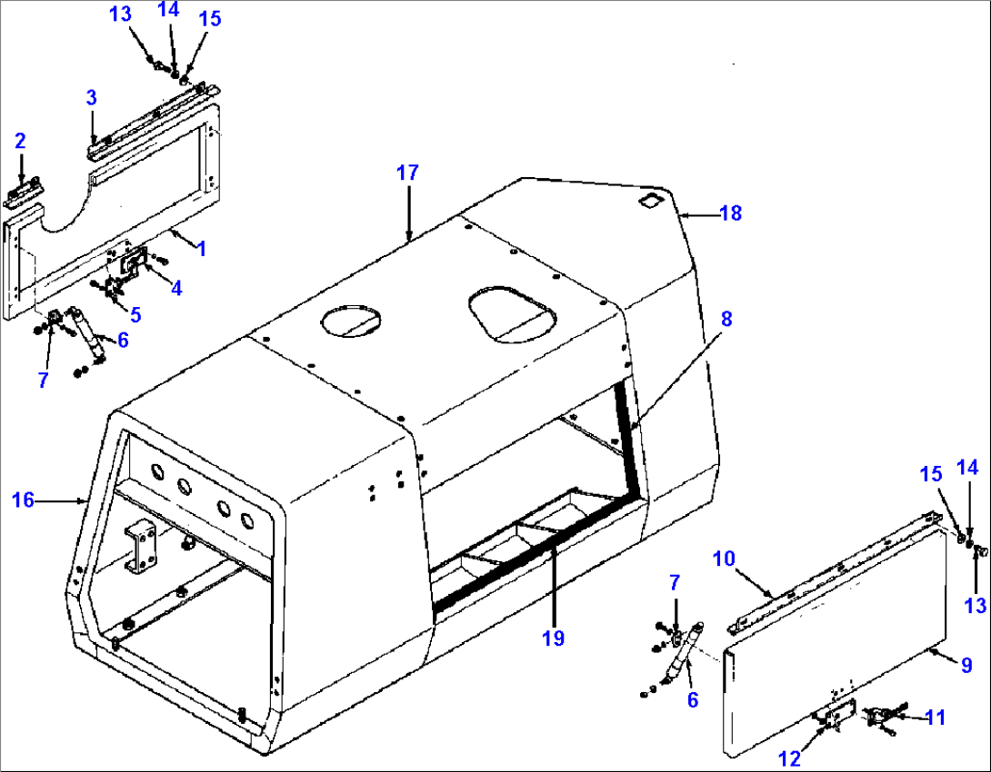 HOOD SIDE S/N 202701 AND UP