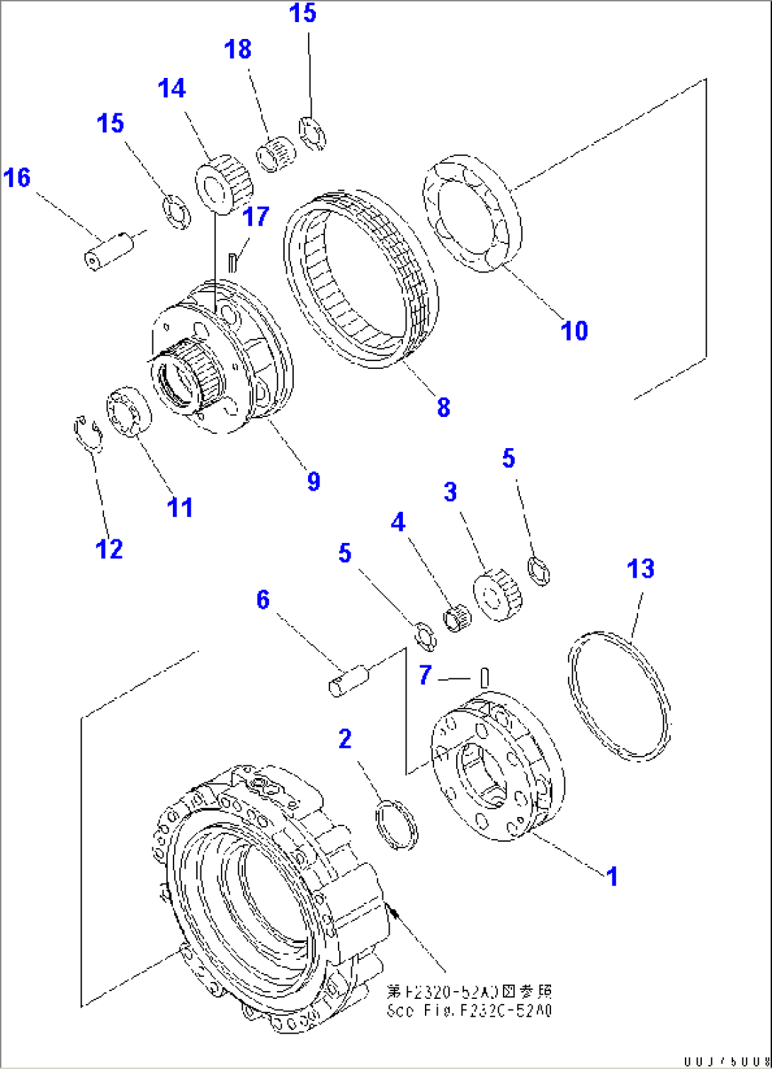 TRANSMISSION (CARRIER) (2/2)(#1001-)